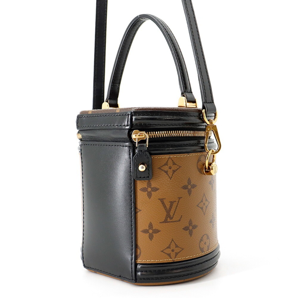 Louis Vuitton Monogram Reverse Cannes Handbag M43986, 2-way Shoulder Bag, Bla... - Picture 2 of 16